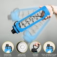 thumbnail image 4 of Large Capacity Glass Water Bottle with Handle, 1000ml Clear Sports Drinking Cup, Heat Resistant, Transparent with Measurement Scale, 30cm x 8cm, for Office and Home Use, 4 of 6