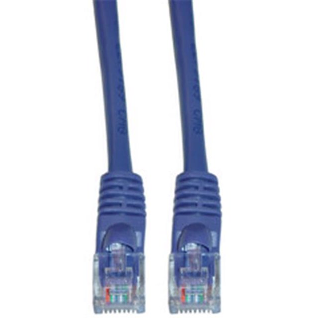 Cat6 Violet Ethernet Patch Cable Snagless Moulé Boot 10 Pieds