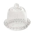 thumbnail image 1 of Glass Cake Stand Cake Display Tray Multifunctional Cake Cover Glass Dessert Dome S, 1 of 7