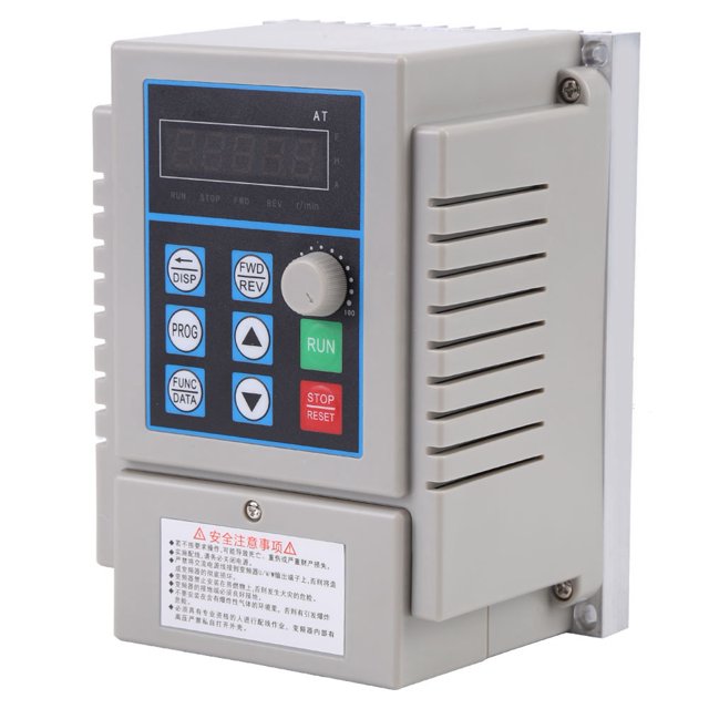 1pc AC 220V 0,75kw Variateur de Fréquence VFD Variateur de Vitesse Inverseur Simple Phrase