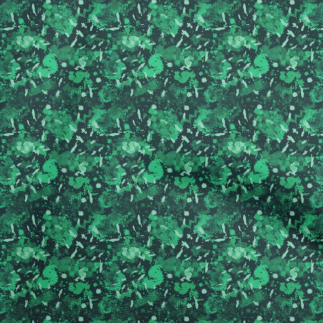 oneOone Polyester Spandex Dark Green Fabric Texture Craft Projects Decor Fabric Printed By The Yard 56 Inch Wide