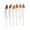 A, variant on EGNMCR Dreamcatcher 50pc Hot Stamping Feather Crafts Materials Dreamcatcher Earrings Accessories DIY The simulation feathers