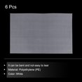 thumbnail image 3 of Unique Bargains 6pcs 13'x20' Plastic Mesh Canvas Sheet 8 Count Needlepoint Blank Canvas for Embroidery, White, 3 of 5