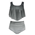 thumbnail image 4 of Cameland Tankini Swimsuit Women Plus Size Two Piece Bathing Suits Gradient Ruched Tummy Control Tankini Swim Top with Bottoms Swimwear, 4 of 5