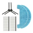 thumbnail image 1 of Compatible With  NR15  / Danhui NR15 Robot Vacuum Cleaner Main Brush Side Brush Hepa Filter Mop Cloth Rag Replacement Spare Parts, 1 of 6