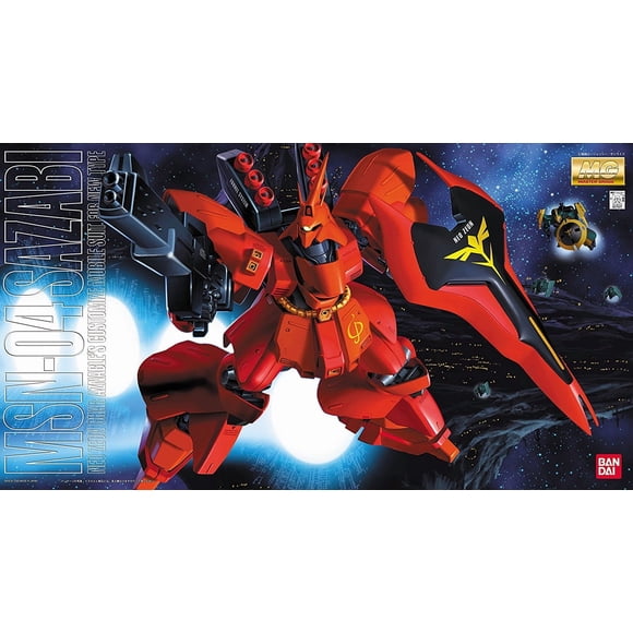 Bandai Passe-Temps MSN-04 Sazabi Bandai Master Grade Figurine d'Action