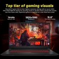 thumbnail image 4 of MSI Katana GF66 15.6" FHD 144Hz Gaming Laptop, Intel Core i7-12650H, NVIDIA GeForce RTX 3050 Ti, 16GB RAM, 1TB SSD, Backlit Keyboard, Cooler Boost 5, Win 11 Home, Black, 128GB Hotface Extension Set, 4 of 9