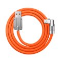thumbnail image 2 of Oliegs Heated Blanket 180° Rotating Fast Charge Cable USB Fast Charging USB To Type C Data Cable 120W Super Fast Charging Type C Silicone Fast Charging Cable Compatible With Android Series Chocolate, 2 of 3