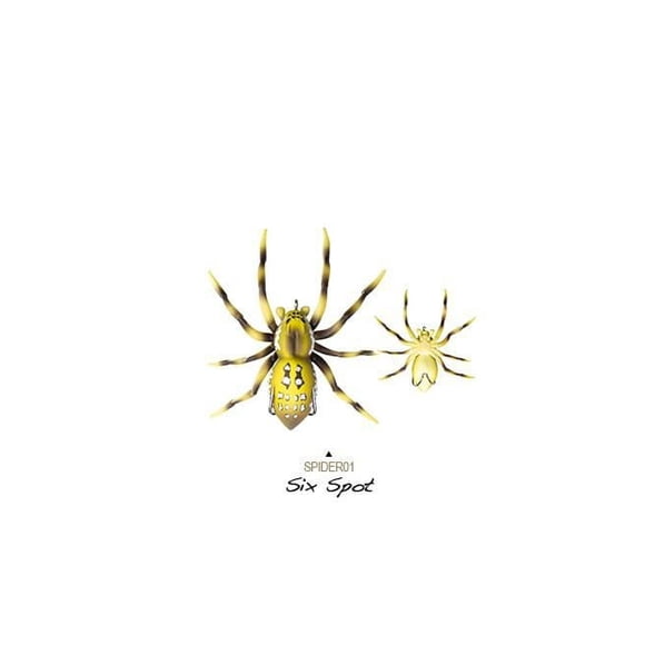 Lunkerhunt SPIDER01 Phantom Spider Six Spot 2", 1/4oz