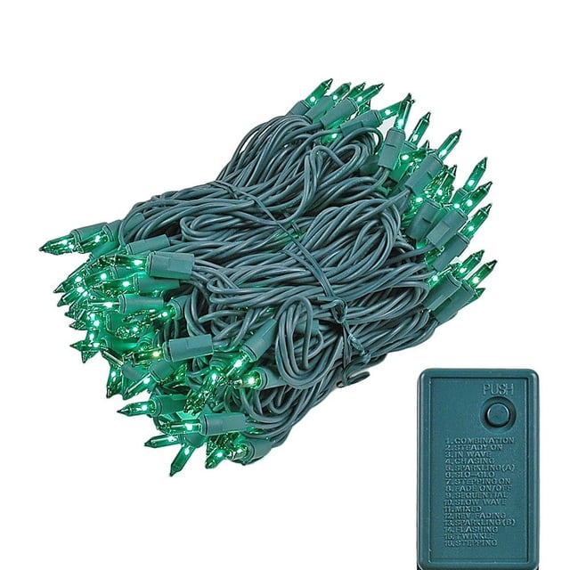 Novelty Lights 46.5 Feet 140 Light Incandescent Chasing Christmas String