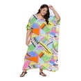 thumbnail image 2 of Caftans Longs pour Femmes Grande Taille Robe Caftan Robe de Soirée Fête Été Plage Robe d'Été Manches Kimono Longues Robes Décontractées en Ligne, 2 of 7