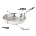 thumbnail image 3 of Meyer Tri-Ply Clad Stainless Steel Fry Pan SuperSteel - 28cm, 3 of 4