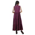 thumbnail image 4 of Moomaya Robes Chemises à Col pour Femmes Imprimées en Rayonne à Boutons Robes Maxi pour Femmes, 4 of 4