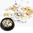thumbnail image 1 of EGNMCR Star And Shape Jewelry Set Copper Round Sequins Nail Rhinestones Nail art, 1 of 2