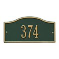 thumbnail image 1 of Whitehall 1052GG Plaques Rolling Hills - Mini Mur - une Ligne- Vert/or, 1 of 1