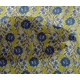 thumbnail image 4 of oneOone Viscose Chiffon Fabric Leaves & Floral Block Printed Craft Fabric BTY 42 Inch Wide, 4 of 5