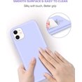 thumbnail image 5 of Designed for iPhone 11 Silicone Case, Protection Shockproof Dropproof Dustproof Anti-Scratch Phone Case Cover for iPhone 11, Purple, 5 of 5