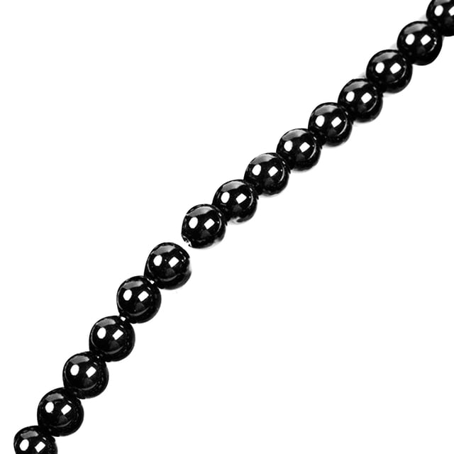 Loose Bead Strand DIY 0.31in Spacer Bead Strand Glass Bead Strand for Jewelry