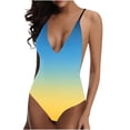 thumbnail image 1 of Birdeem Women Fasion Bikini Print Strappy Back Set Swimsuits Plus Size Bathing Suits Tankinis Swimwear, 1 of 9