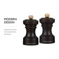 thumbnail image 3 of Cole & Mason Hoxton Mill - Table Salt Grinder & Pepper Grinder with Precision+ Grinder - Kitchen & Home Accessory - Chocolate Wood, 3 of 7