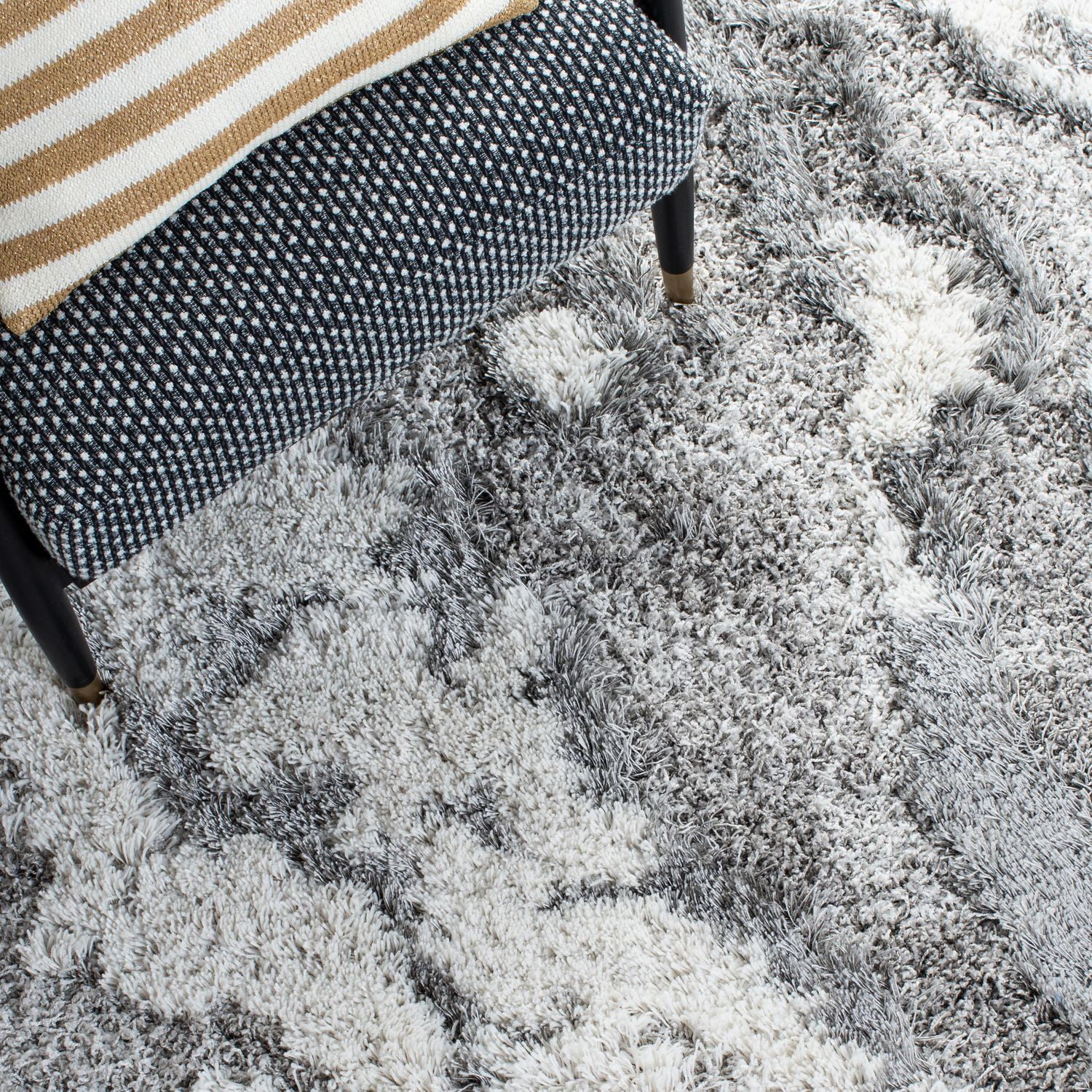 SAFAVIEH Horizon Konstantinos Tapis Abstrait Peluche Shag