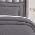 thumbnail image 2 of Swift Home Waffle Square Prewashed Duvet Cover Set, 2 of 5