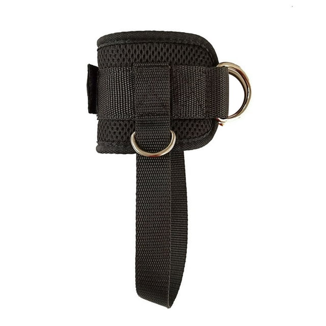 D-ring Adjustable Ankle Straps Cuff w/ Cable Leg Pulley Lifting Fitness Exercise