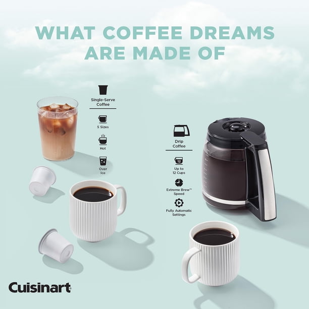 Cuisinart Coffee Maker, 12-Cup Glass Carafe, Automatic Hot & Iced