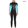 thumbnail image 4 of Combinaison de Plongée Haute Efficacité Anti-Froid Maillots de Bain Confortables Écran Solaire Puissant Réduire la Résistance à l'Eau Combinaison Classique Col Rond Femmes Bleu Pâle TP, 4 of 7