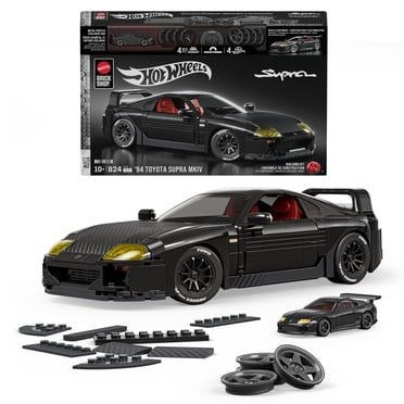 Coffret de construction Mattel Brick Shop Hot Wheels, Toyota Supra MKIV 1994 (824 pièces), pour collectionneurs