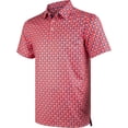 thumbnail image 1 of Men's Golf Shirts Short Sleeve Moisture Wicking Dry Fit Print Patterns Collared Performance Polo Golf Shirts for Men, 1 of 6