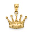 thumbnail image 1 of Pendentif Couronne en Or Jaune 14K, 1 of 2