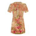 thumbnail image 4 of Robes pour Femmes 2024 Été Surdimensionnée Bord de Mer Décontractée Imprimée à Manches Courtes à Col Rond Robe Rabais de 50 % Liquidation!, 4 of 4