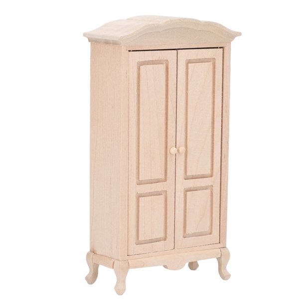 Fafeicy porte de poupée en bois Maison de poupée moustiquaire porte