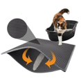 thumbnail image 1 of Tapis Attrape-Litière pour Chat à Double Couche Coussin pour Chien Tapis, 1 of 10
