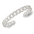 thumbnail image 1 of Bracelet Manchette en Argent Sterling Poli à Maillons, 1 of 4