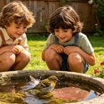thumbnail image 2 of Bird Bath Cleans The Copper Plate Purple Copper Cleans The Tray With Support Points Self Cleaning Water Purification Tray And Clean Water For Bird Baths And, 2 of 9