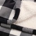thumbnail image 4 of Sunbeam Northern Luxe Reversible Sherpa Heated Throw, Black, 4 of 7