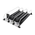 thumbnail image 1 of Beverage Pusher Shelf for Refrigerator and Freezer 15.35 in Length 3 pc Set Plastic Automatic Drink Organizer, 1 of 9