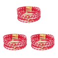 thumbnail image 3 of QualitChoice Bracelet Multi-layers Magnetic Buckle Leather Multi-colored Leopard Print Valentines Day Gifts Bracelets Hand Jewelry Red 3Set, 3 of 6