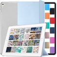 thumbnail image 1 of DuraSafe Cases for iPad 9.7 Inch Pro 9.7 2016 [ Pro 9.7 2016 ] MLMP2LL/A MM172LL/A MLMN2LL/A MLMW2LL/A MLMX2LL/A MM192LL/A MLMV2LL/A iPad Cover with Translucent Hard Back - Light Blue, 1 of 4