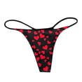 thumbnail image 5 of Ketyyh-chn99 Culottes pour Femmes Bikini Extensibles Doux Culottes Échancrées Rouge,m, 5 of 5