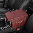 thumbnail image 2 of Riforla Upgraded Car Center Console Cover Microfiber Leather Car Armrest Cover Cushion with 2 Storage Bags Universal Car Armrest Storage Box Car Interior Accessories for Most Vehicles Car Storage Bag, 2 of 7