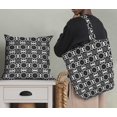 thumbnail image 5 of Soimoi Black polyester Crepe Fabric Circle Art Geometric Printed Fabric 1 Yard 52 Inch Wide, 5 of 5