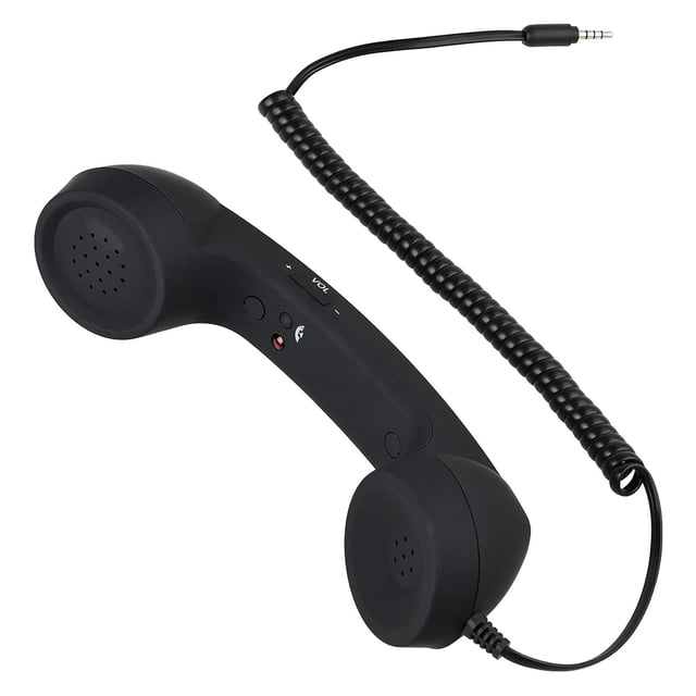 S-564 une Version un Combiné Microphone de Téléphone Mobile Écouteurs Prise 35Mm pour Téléphones Android Domestiques Design Rétro Simulation Format Mini Outil de Communication #9e022