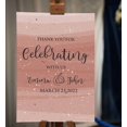 thumbnail image 2 of Darling Souvenir MADE WITH LOVE Custom Thank You For Celebrating With UsBrush StrokeWelcomeSignIdeal For Celebration - 18x12, 2 of 5