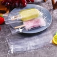 thumbnail image 3 of 200 Pack Popsicle Bags for Freezing Clear Food Grade Plastic Wrappers with Hot Seal  Leak Proof Ice Cream, Candy & Treat Bags 3.1×7.4", 3 of 9