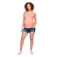 thumbnail image 1 of Paisley Sky Maternity Snap Henley Tank, 1 of 6