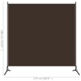 thumbnail image 4 of vidaXL 1-Panel Room Divider Brown 175x180 cm, 4 of 4