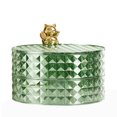 thumbnail image 2 of Boîte de Rangement pour Collations Divisée avec Couvercle / Contenant Rotatif pour Fruits Secs et Bonbons pour Noix / Plateau de Service Compartimenté pour Salon et Cuisine / Organisateur Ménager avec Couvercle Transparent, 2 of 6